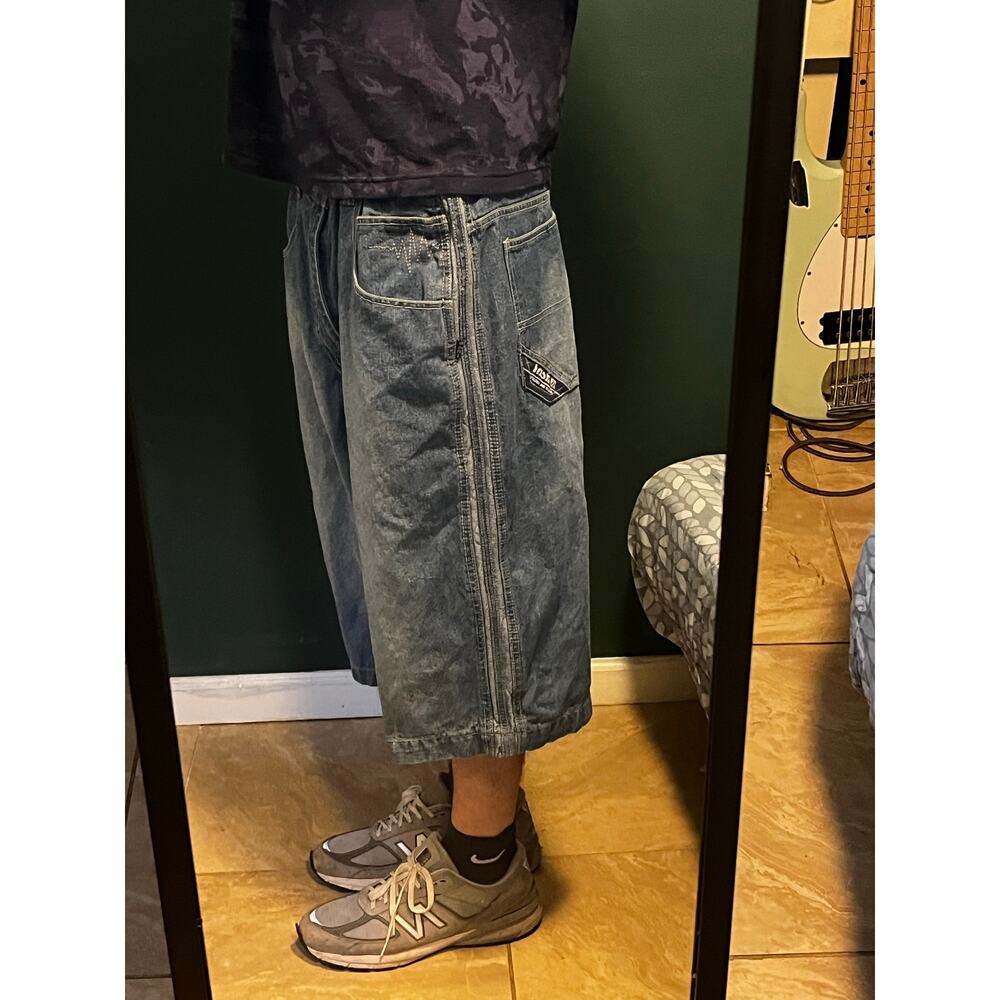 Vintage Y2K Karl Kani Super Baggy Denim Shorts - Size 40